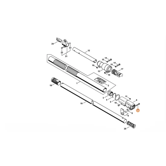 STIHL  Śruba z łbem cylindrycznym M6x35 9041 424 1380